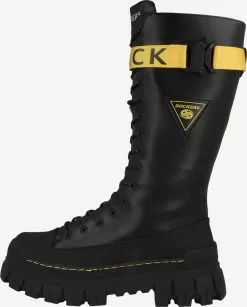 Dockers By Gerli Laarzen Veterlaarzen Dames Zwart