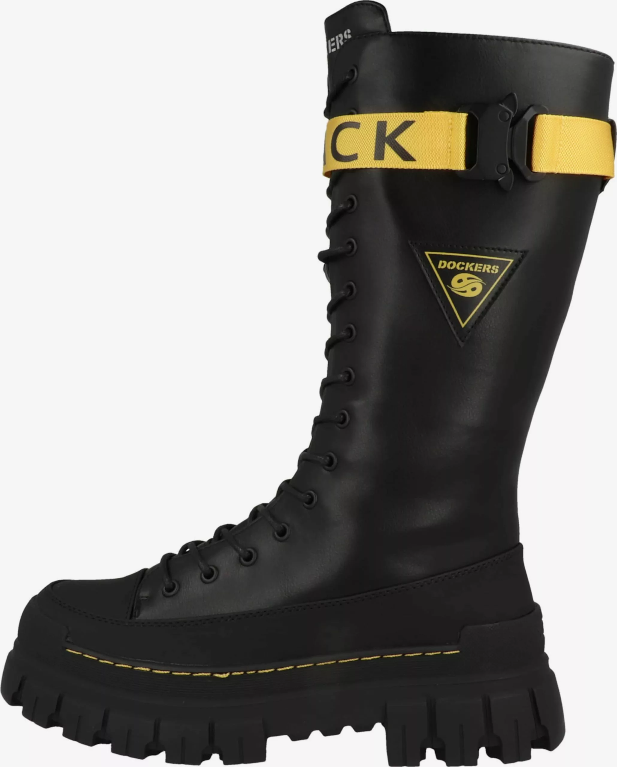 Dockers By Gerli Laarzen Veterlaarzen Dames Zwart 3 Dockers By Gerli Laarzen Veterlaarzen Dames Zwart