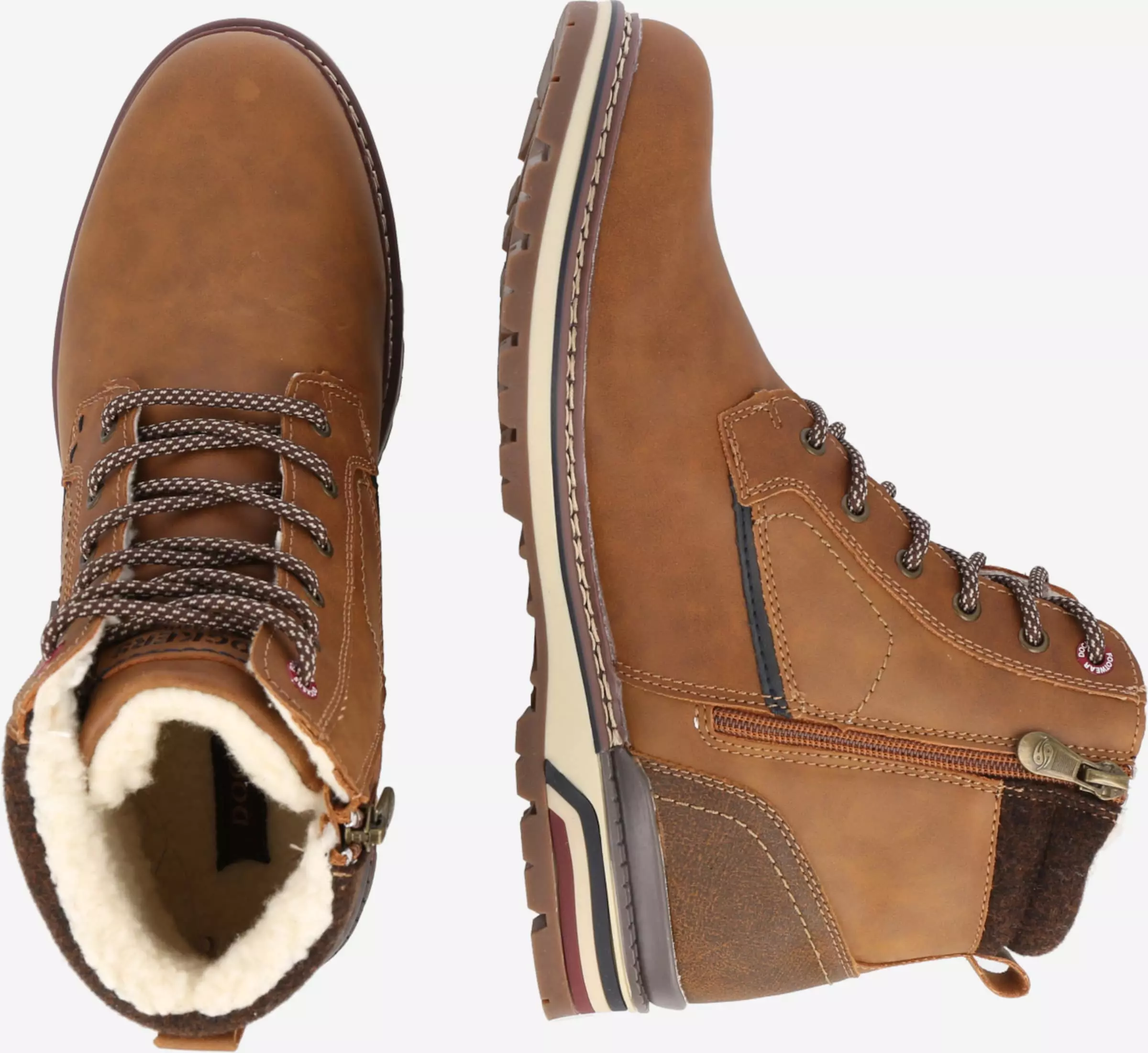 Dockers By Gerli Boots & Laarzen Veterboots Heren Karamel / Donkerbruin 4 Dockers By Gerli Boots & Laarzen Veterboots Heren Karamel / Donkerbruin - Afbeelding 2