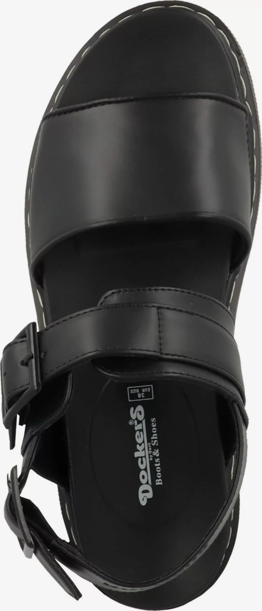 Dockers By Gerli Sandalen Met Hak Sandalen Met Riem Dames Zwart 5 Dockers By Gerli Sandalen Met Hak Sandalen Met Riem Dames Zwart - Afbeelding 3