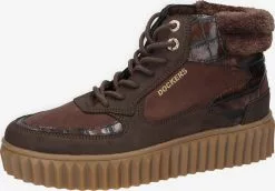 Dockers By Gerli Enkellaarsjes Veterlaarsjes Dames Pueblo / Donkerbruin -Dockers By Gerli Winkel 3724cd5ec3e731dcbbfca10a57f1d200