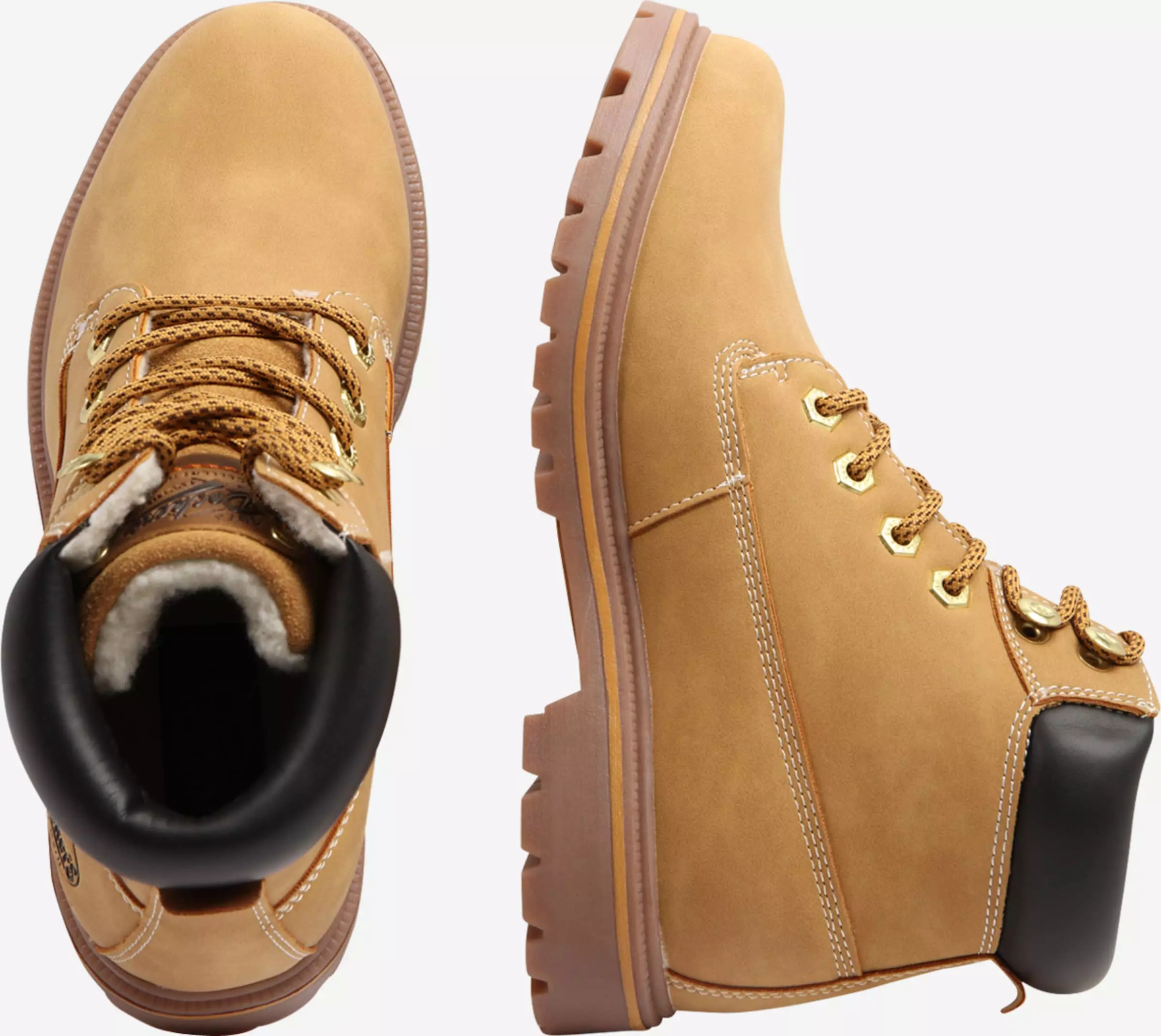 Dockers By Gerli Enkellaarsjes Veterlaarsjes Dames Geel 4 Dockers By Gerli Enkellaarsjes Veterlaarsjes Dames Geel - Afbeelding 2