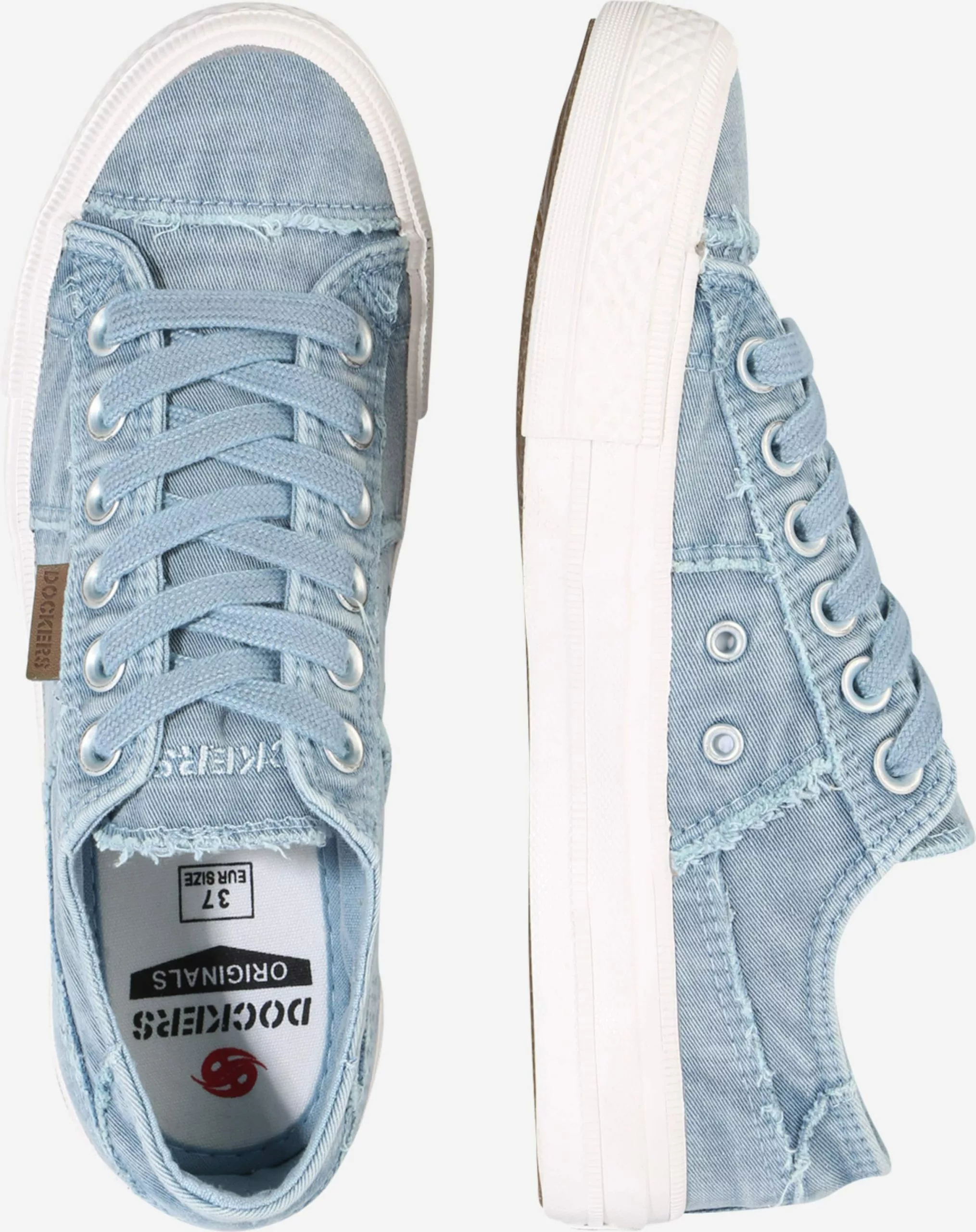 Dockers By Gerli Skate Sneakers Sneakers Laag Dames Smoky Blue 4 Dockers By Gerli Skate Sneakers Sneakers Laag Dames Smoky Blue - Afbeelding 2