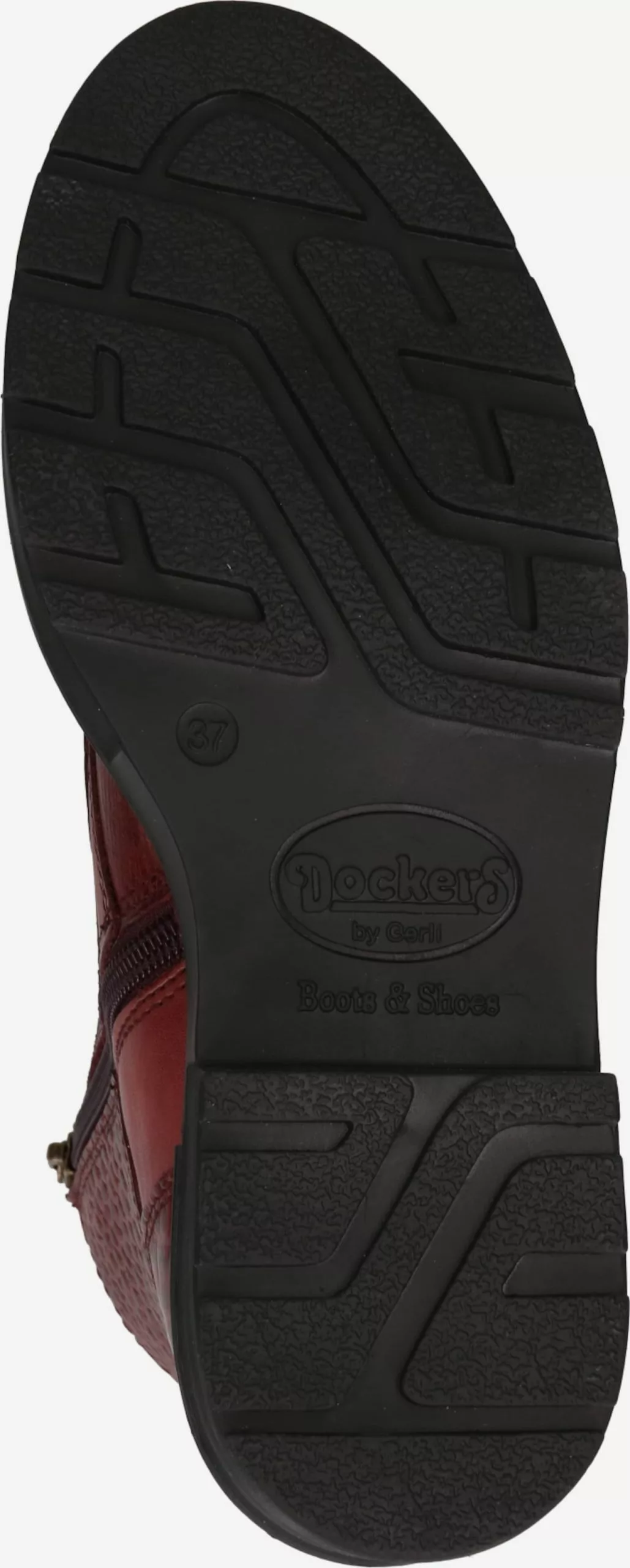 Dockers By Gerli Enkellaarsjes Veterlaarsjes Dames Donkerrood 5 Dockers By Gerli Enkellaarsjes Veterlaarsjes Dames Donkerrood - Afbeelding 3