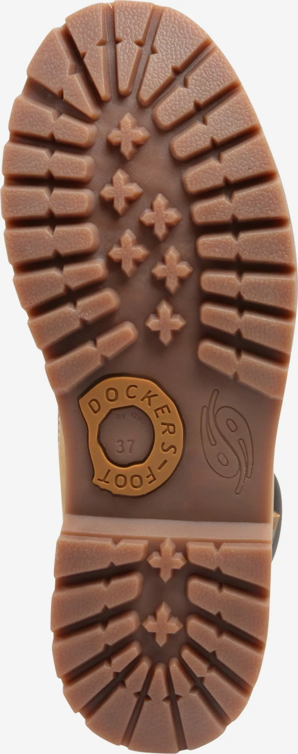 Dockers By Gerli Enkellaarsjes Veterlaarsjes Dames Geel 5 Dockers By Gerli Enkellaarsjes Veterlaarsjes Dames Geel - Afbeelding 3