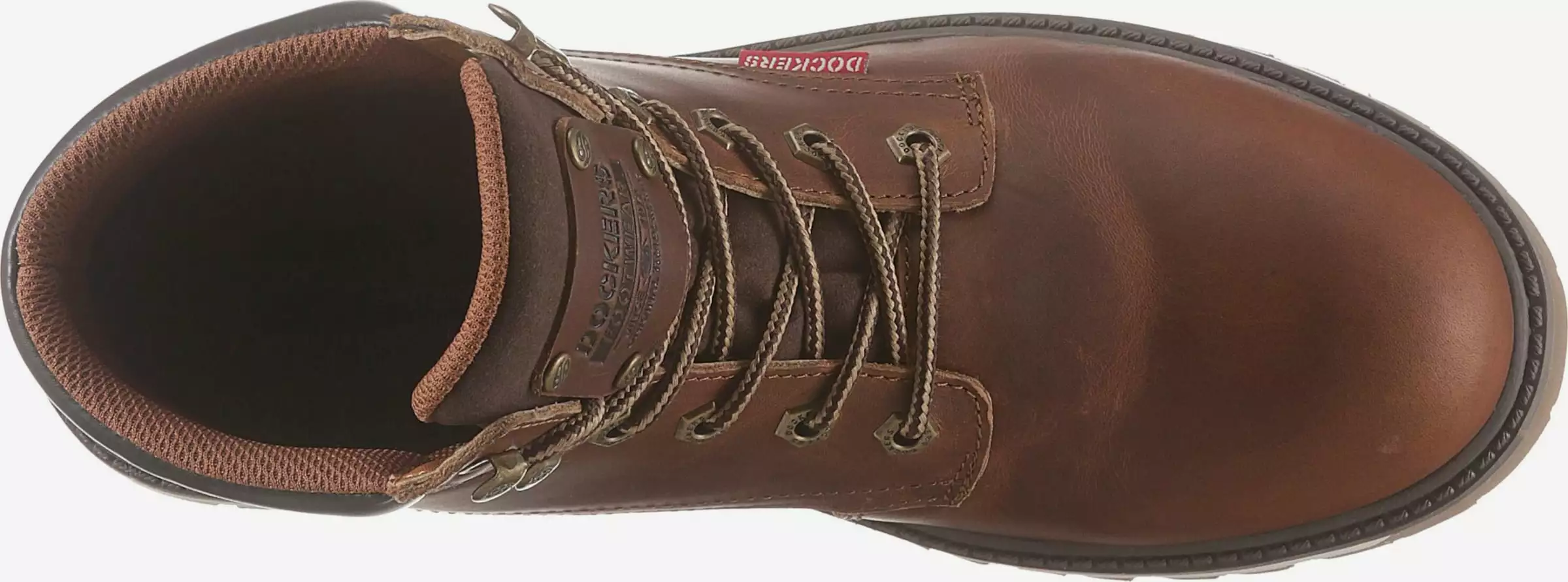 Dockers By Gerli Boots & Laarzen Veterboots Heren Kastanjebruin / Donkerbruin 9 Dockers By Gerli Boots & Laarzen Veterboots Heren Kastanjebruin / Donkerbruin - Afbeelding 7