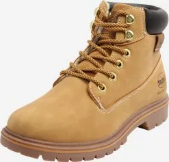 Dockers By Gerli Enkellaarsjes Veterlaarsjes Dames Geel