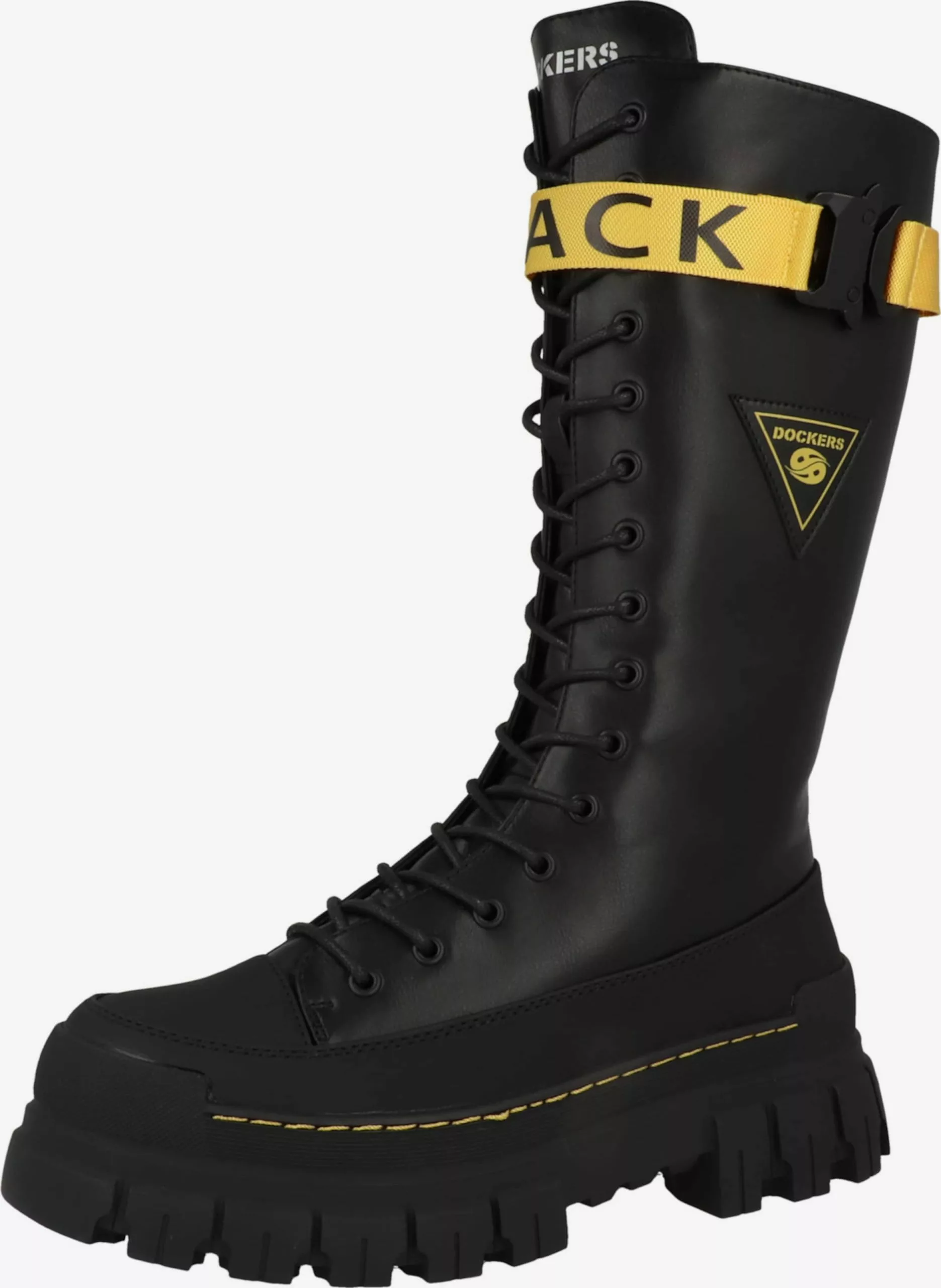 Dockers By Gerli Laarzen Veterlaarzen Dames Zwart 6 Dockers By Gerli Laarzen Veterlaarzen Dames Zwart - Afbeelding 4