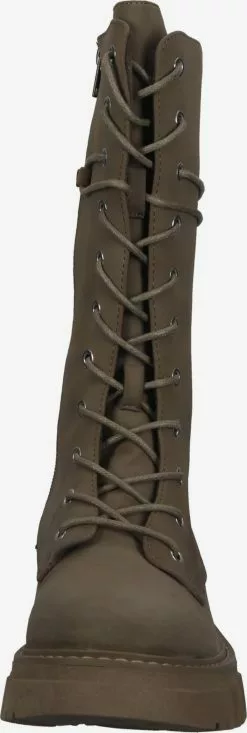 Dockers By Gerli Laarzen Veterlaarzen Dames Taupe -Dockers By Gerli Winkel d4466b9bbbe3386332582e2387e7a5be