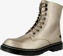 Dockers By Gerli Enkellaarsjes Veterlaarsjes Dames Goud