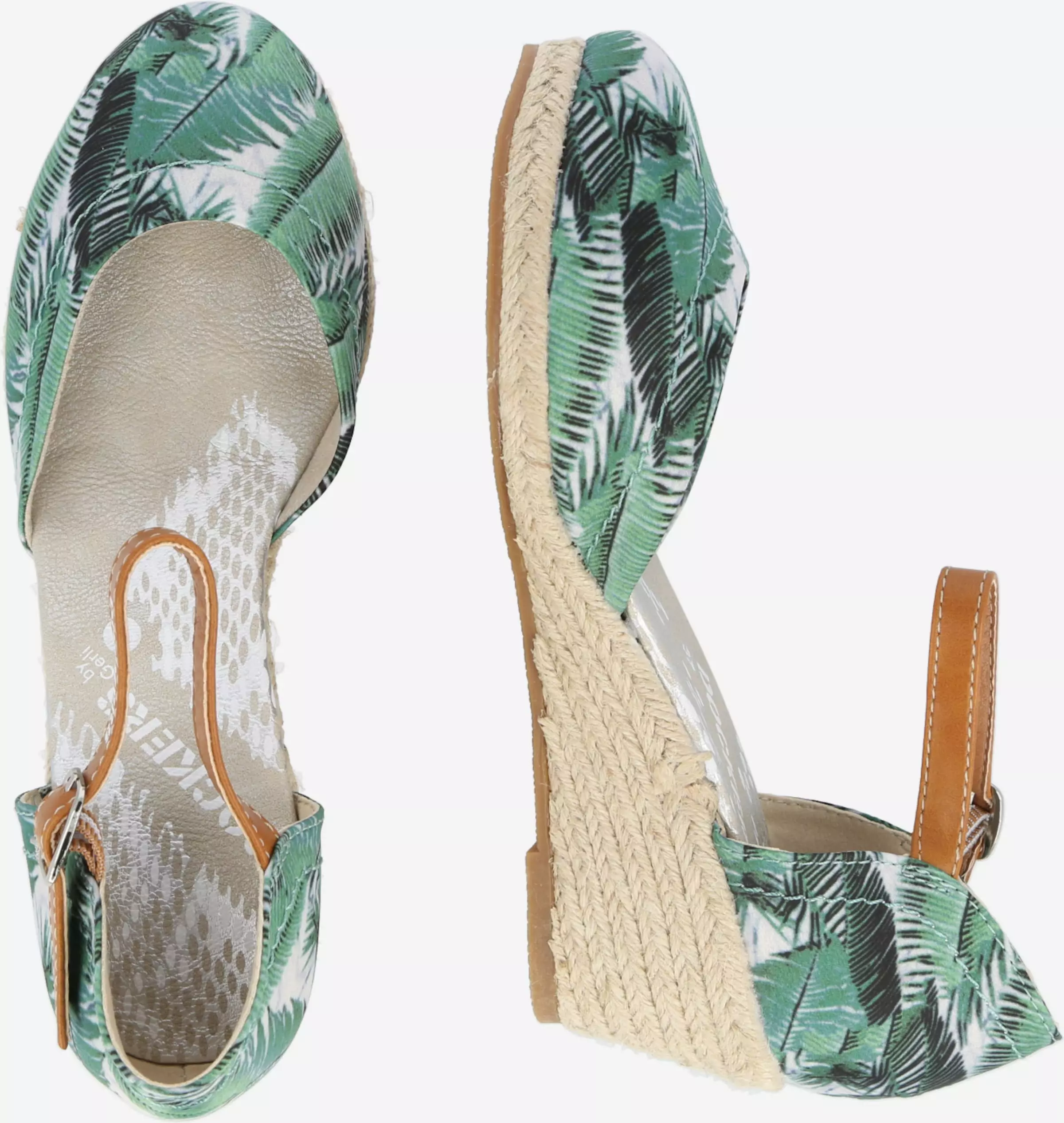 Dockers By Gerli Sandalen Met Hak Sandaal Dames Groen / Spar 4 Dockers By Gerli Sandalen Met Hak Sandaal Dames Groen / Spar - Afbeelding 2