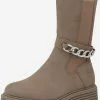 Dockers By Gerli Enkellaarsjes Chelsea Boots Dames Taupe -Dockers By Gerli Winkel fbeccfd4b1af7d34d0e2556b75b963eb